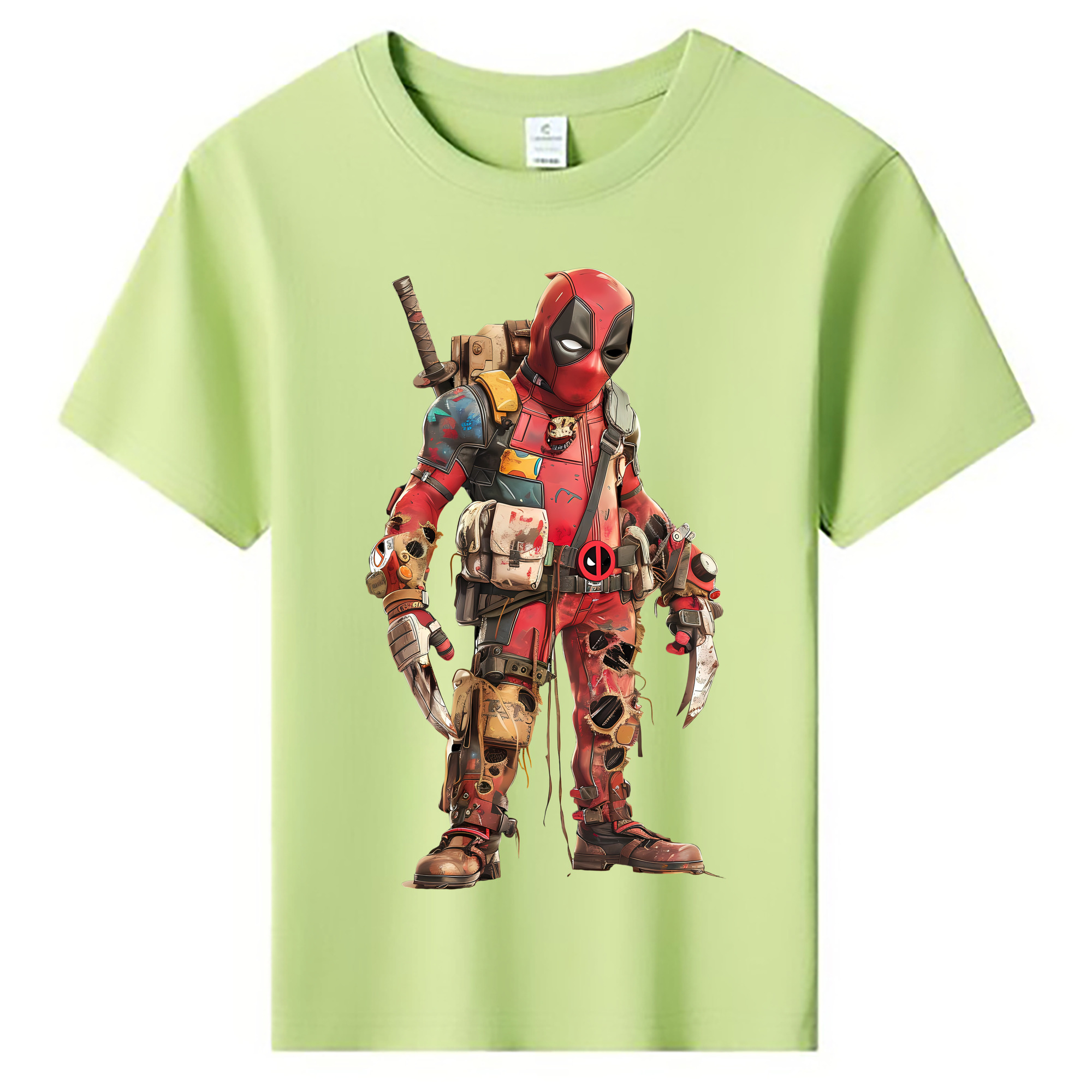 （画像用） Deadpool デッドプール 綿100％キッズTシャツ（フロントプリント）